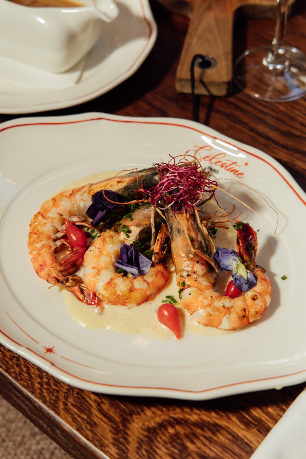 Gambas rôties à la plancha