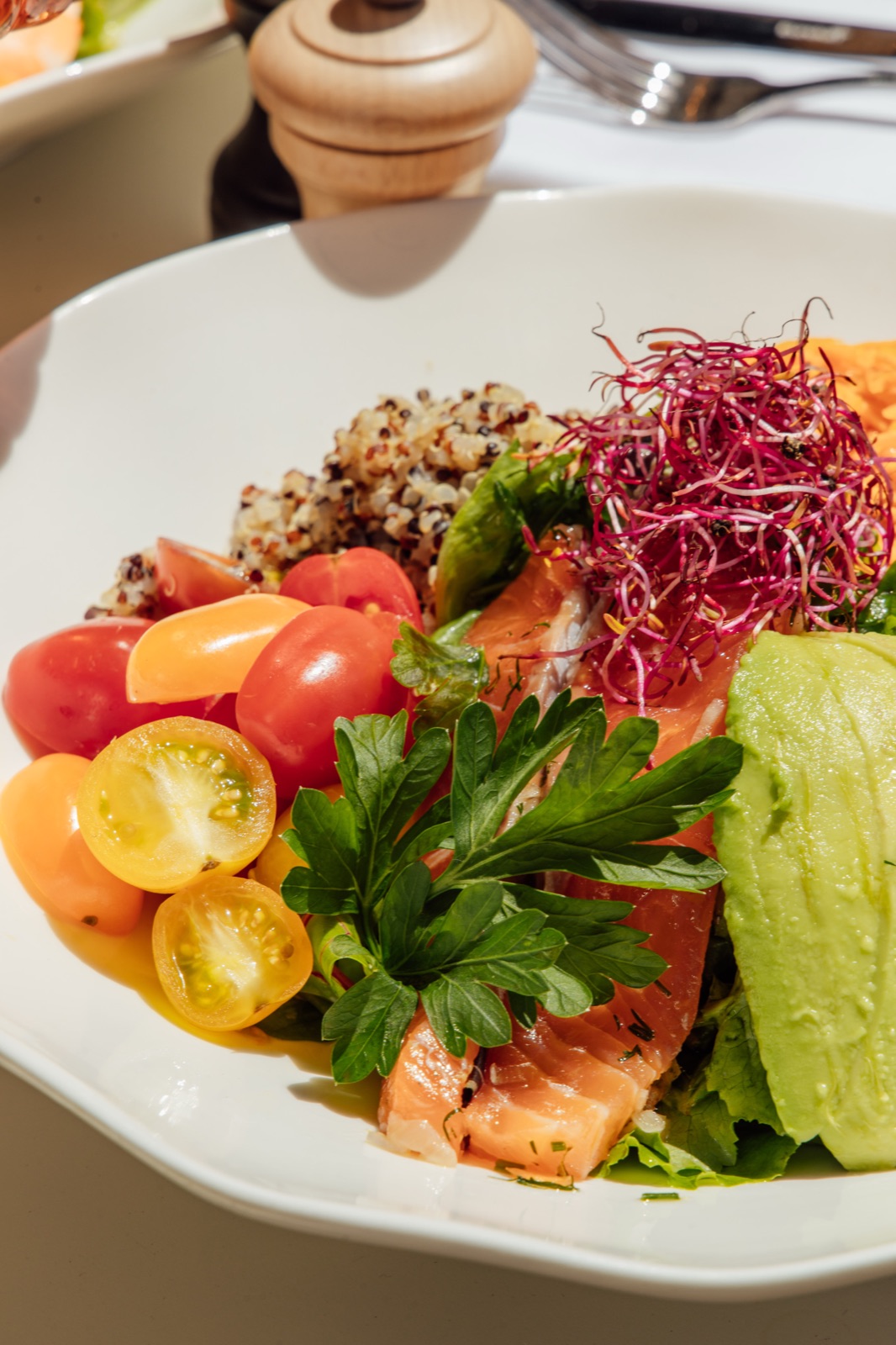 Avocat et crevettes